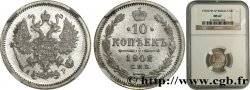RUSSIE 10 Kopecks 1902 Saint-Petersbourg FDC67 NGC