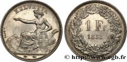 SUISSE 1 Franc Helvetia assise 1851 Paris
