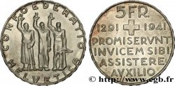 SWITZERLAND 5 Francs 650e anniversaire de la confédération 1941 Berne