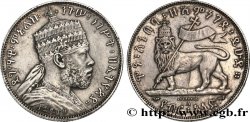 ÉTHIOPIE 1/2 Birr Menelik II EE1889 1897 Paris