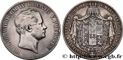 ALLEMAGNE - ROYAUME DE PRUSSE - FRÉDÉRIC-GUILLAUME IV 2 Thaler 1842 Berlin TB+/TTB