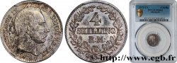 DENMARK - KINGDOM OF DENMARK - CHRISTIAN IX 4 Skilling 1870 Copenhague