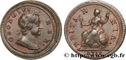 GRANDE BRETAGNE - GEORGES Ier 1 Farthing 1719