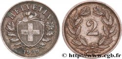 SCHWEIZ 2 Centimes (Rappen) croix suisse 1929 Berne - B
