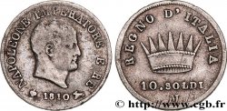 ITALY - KINGDOM OF ITALY - NAPOLEON I 10 soldi 1810 Milan