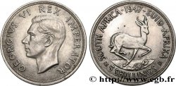 AFRIQUE DU SUD 5 Shillings Georges VI 1947 Pretoria