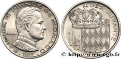 MONACO 1 Franc Rainier III 1977 Paris