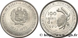 PERú 100 Soles centenaire des relations entre le Japon et le Pérou 1973 Lima
