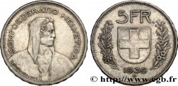 SUISSE 5 Francs Berger des alpes 1939 Berne