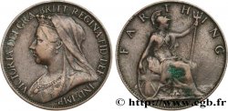 ROYAUME-UNI 1 Farthing Victoria type “Old Head” 1900