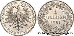 ALEMANIA - CIUDAD LIBRE DE FRáNCFORT 1 Gulden 1847 Francfort