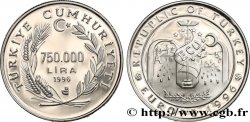 TURQUíA 750.000 Lira Proof ECU 1996 