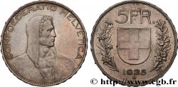 SUISSE 5 Francs berger 1925 Berne