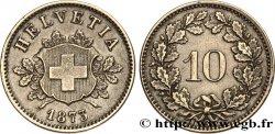 SWITZERLAND 10 Centimes (Rappen) 1873 Berne