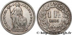 SUISSE 1 Franc Helvetia 1905 Berne
