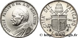 VATICAN ET ÉTATS PONTIFICAUX 1000 Lire Jean-Paul II an VI 1984 Rome