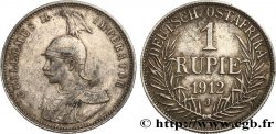 GERMAN EAST AFRICA 1 Rupie (Roupie) Guillaume II 1912 Hambourg