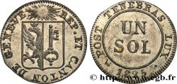 SWITZERLAND - REPUBLIC OF GENEVA 1 Sol  1825 