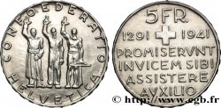 SWITZERLAND 5 Francs 650e anniversaire de la confédération 1941 Berne