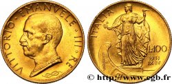 ITALIE - ROYAUME D ITALIE - VICTOR-EMMANUEL III 100 Lire, an IX 1931 Rome