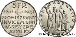 SUISSE 5 Francs 650e anniversaire de la confédération 1941 Berne