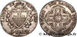 SCHWEIZ - KANTON WAADT 5 Batzen 1829