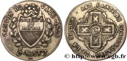 SUIZA - CANTÓN DE VAUD 5 Batzen 1828