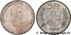 SWITZERLAND 5 Francs Berger 1922 Berne