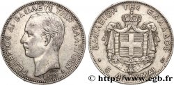 GRÈCE 5 Drachmes Georges Ier 1875 Paris TTB