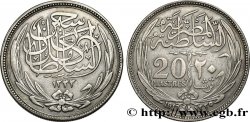 ÉGYPTE 20 Piastres frappe au nom de Hussein Kamal Pacha AH1333 1917 Paris