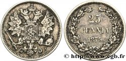FINLANDE 25 Pennia Grand-Duché de Finlande 1875 Helsinki