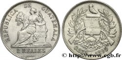 GUATEMALA 2 Reales 1895 Heaton TTB+