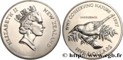 NEUSEELAND
5 Dollars Conservation de la Nature WWF : Elisabeth II / créadion rounoir 1997