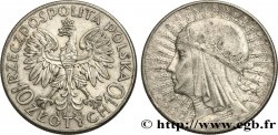 POLOGNE 10 Zlotych reine Jadwiga 1932 Varsovie