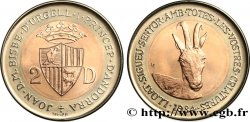 ANDORRE (PRINCIPAUTÉ) 2 Diners izard 1984