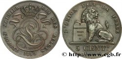 BELGIQUE 5 Centimes Léopold Ier 1858