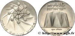 ISRAËL 10 Lirot Proof 23e anniversaire de l’indépendance marque lettre “mem 1971