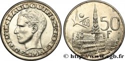 BELGIQUE 50 Francs Exposition Universelle de Bruxelles légende flamande 1958