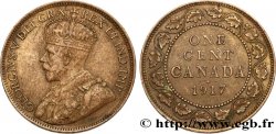 CANADA 1 Cent Georges V 1917