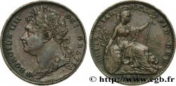 ROYAUME-UNI 1 Farthing Georges IV 1821