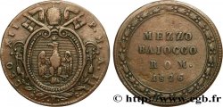 VATICAN ET ÉTATS PONTIFICAUX Mezzo Baiocco 1826 Rome