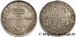 INDES BRITANNIQUES OCCIDENTALES 1/8 Dollar 1822