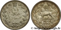 IRAN 5000 Dinars (5 Kran) frappe pour Muzaffar al-Din Shah AH 1320 (1902) 