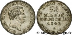 GERMANY - PRUSSIA 2 1/2 Silbergroschen Royaume de Prusse Frédéric Guillaume IV 1843 Berlin