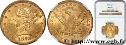 ÉTATS-UNIS D AMÉRIQUE 10 Dollars Liberty 1893 Philadelphie