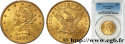 ÉTATS-UNIS D AMÉRIQUE 10 Dollars  Liberty  1907 Philadelphie
