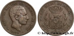 ESPAGNE 10 Centimos Alphonse XII 1879 Oeschger Mesdach & CO