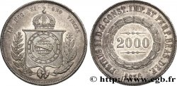 BRAZIL 2000 Reis Pierre II 1856