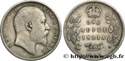 INDES BRITANNIQUES 1 Roupie Edouard VII 1903 Calcutta