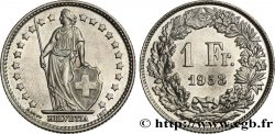 SUIZA 1 Franc Helvetia 1953 Berne